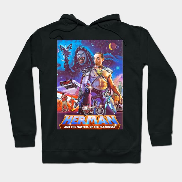 Herman and the Masters of the Playhouse Hoodie by creativespero